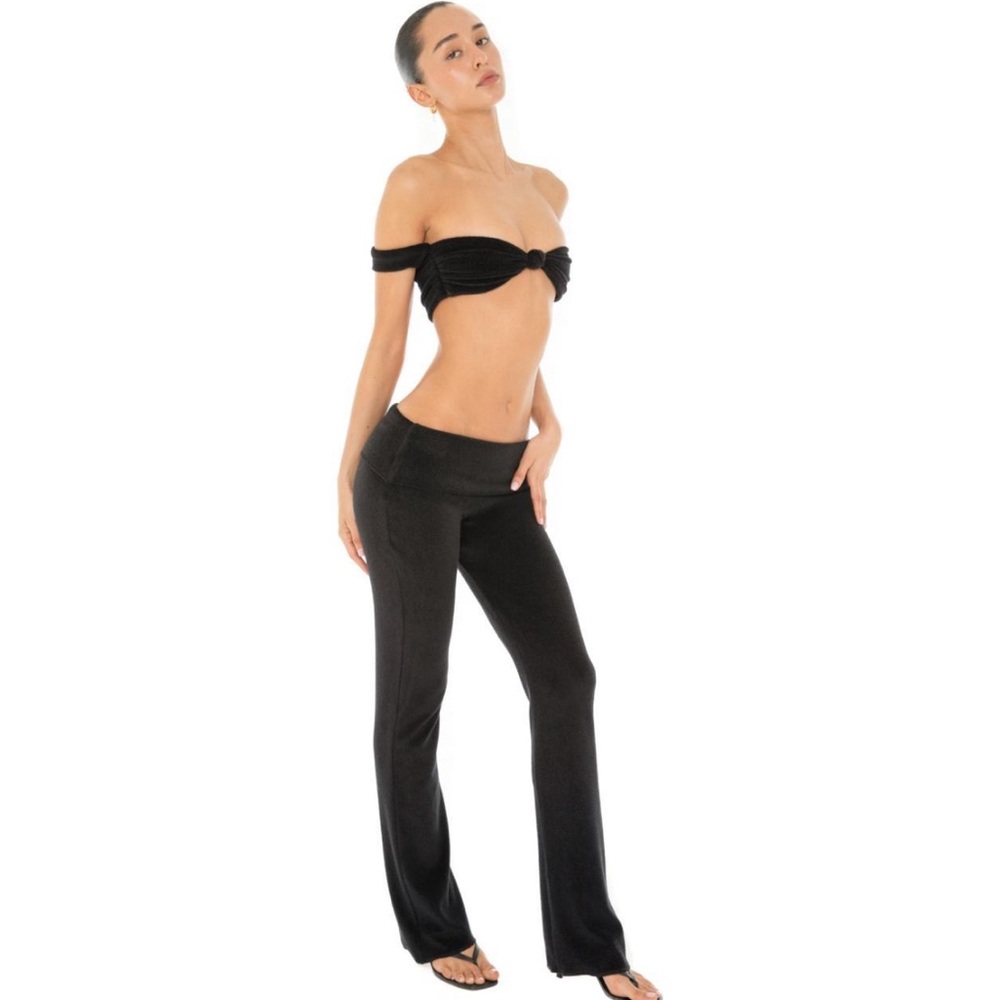 NWT ARE YOU AM I fold over leggings